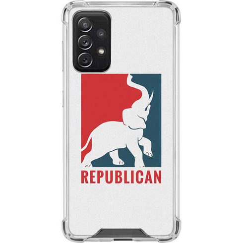Republican Galaxy A72 5G Clear Case